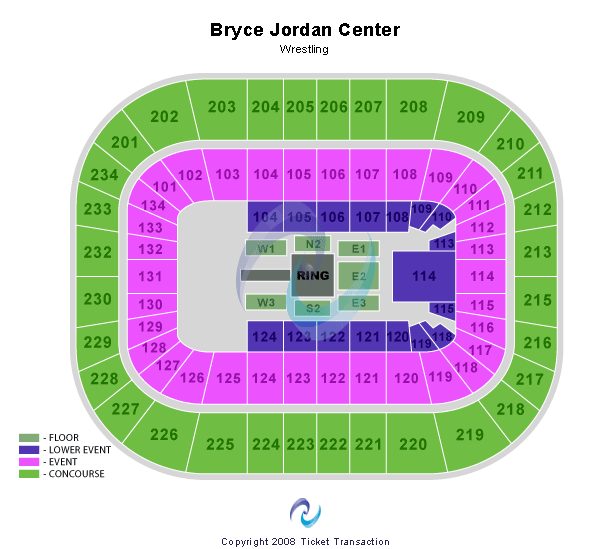 Bryce Jordan Center Wrestling Seating Chart