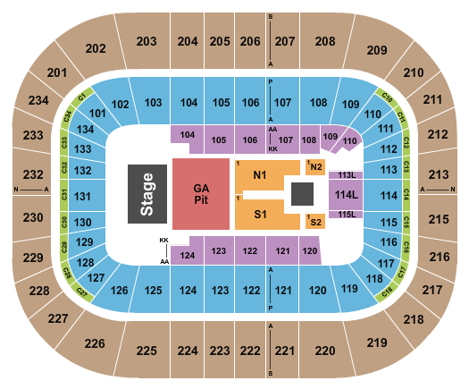 Bryce Jordan Center Miranda Lambert Seating Chart