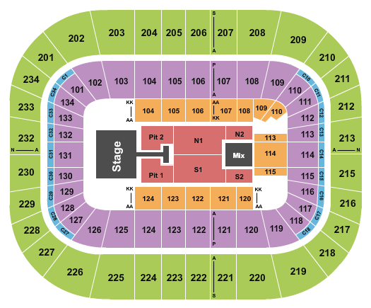 concert venues in university park pa concertfix com bryce jordan center concert seating chart