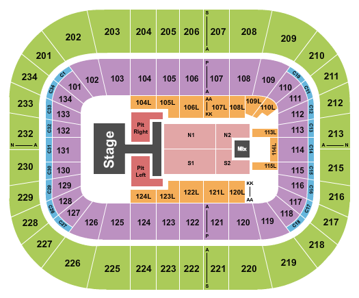 Bryce Jordan Center Parker McCollum Seating Chart