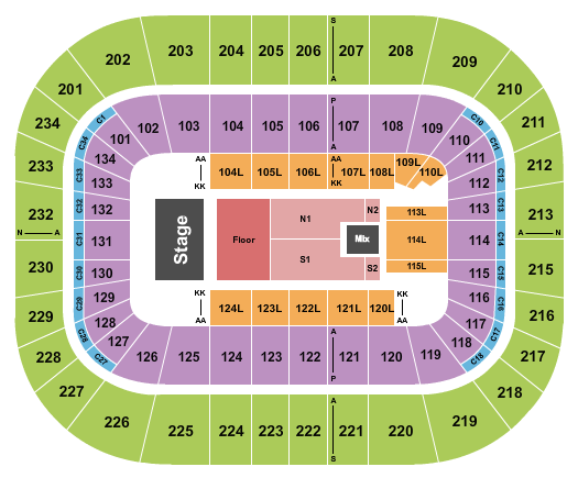 Bryce Jordan Center Tenacious D Seating Chart