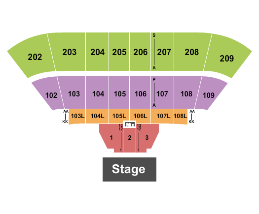 Bryce Jordan Center Theater 2 Seating Chart