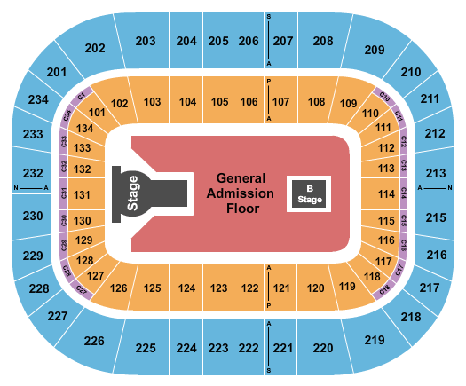 Bryce Jordan Center Seating Chart View