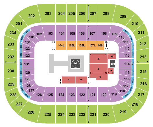 Bryce Jordan Center Wrestling 3 Seating Chart