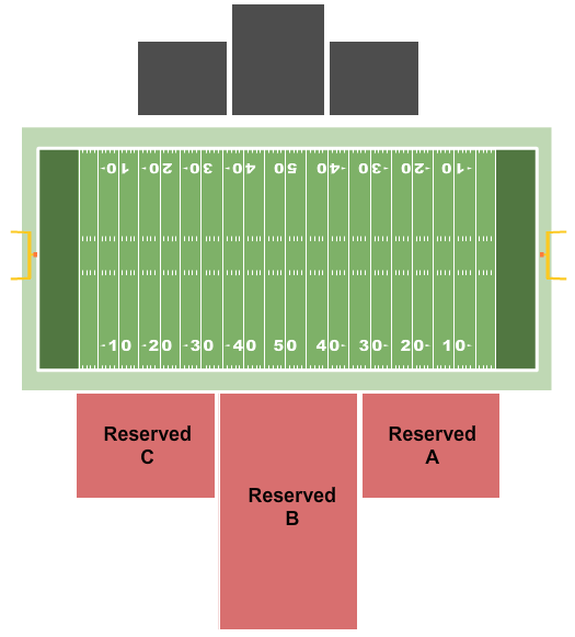 Buccaneer Field Football Seating Chart