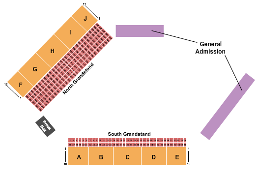 Buck Jackson Rodeo Arena Rodeo Seating Chart