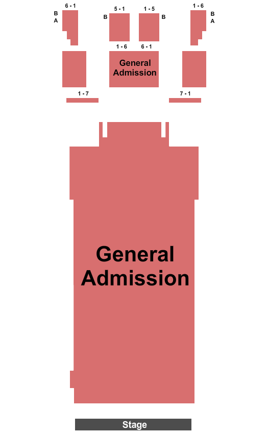 Buckhead Theatre General Admission Seating Chart