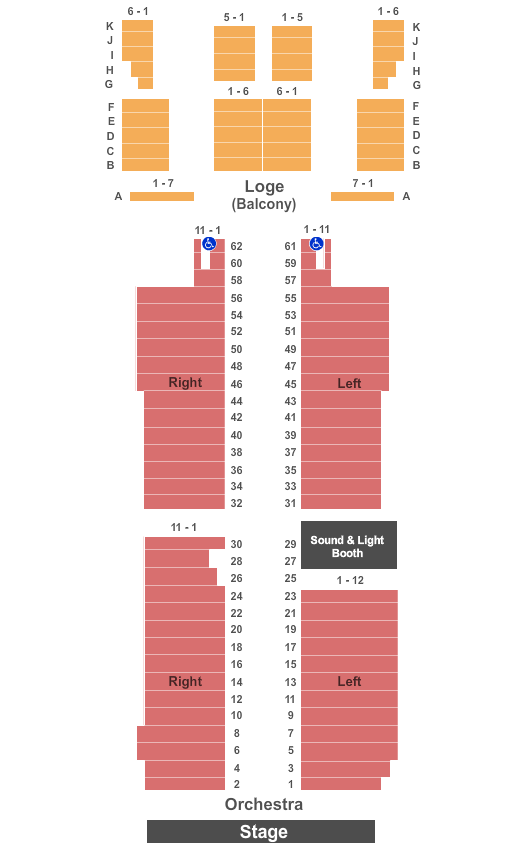 Earl Smith Strand Theatre Seating Chart