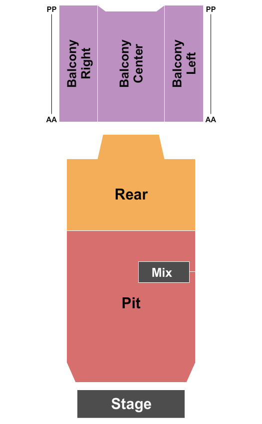 Buckhead Theatre Pit/Rear/Rsv Balc Seating Chart