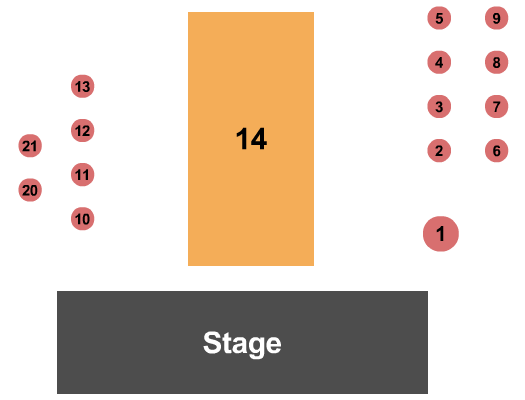 Buck's Backyard Endstage 2 Seating Chart