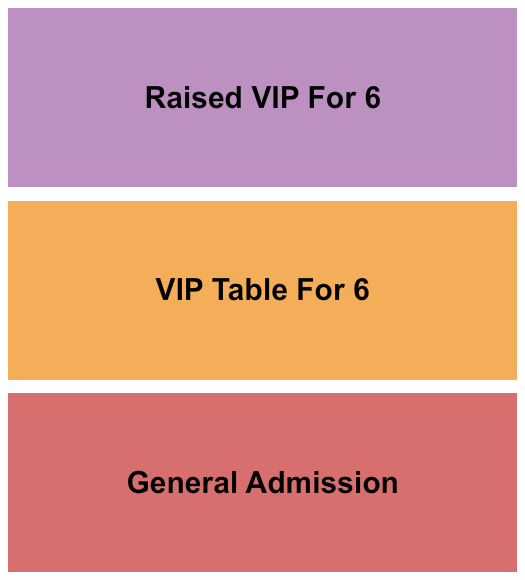 Buck's Backyard GA/VIP/Raised VIP Seating Chart
