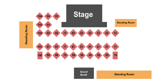 Buddy Guys Legends Endstage Seating Chart