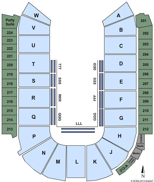 Blue Arena At The Ranch Events Complex Disney On Ice Seating Chart