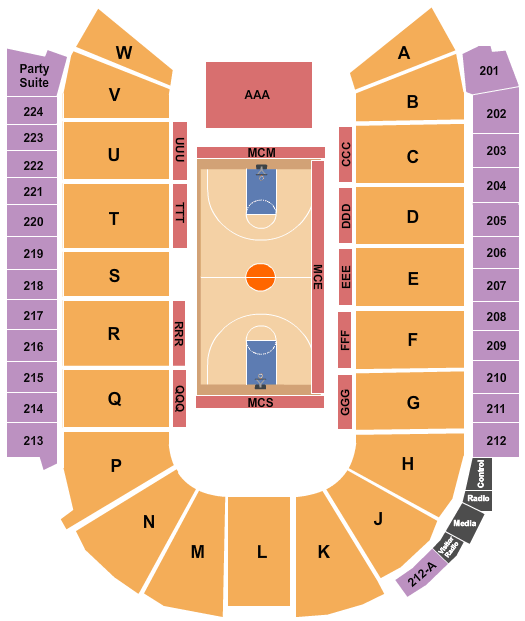 Budweiser Events Center Tickets & Seating Chart ETC