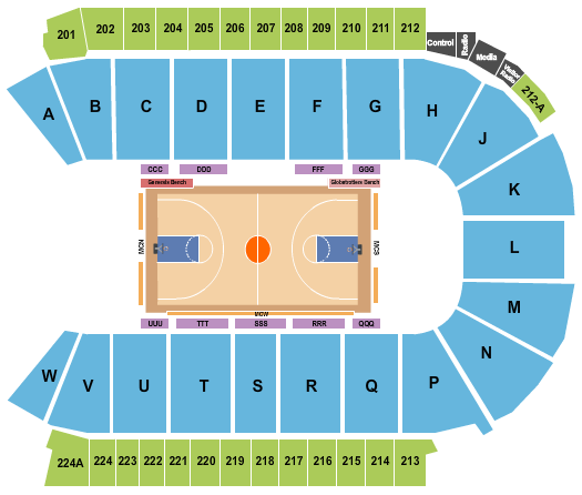 Blue Arena At The Ranch Events Complex Harlem Globetrotters Seating Chart