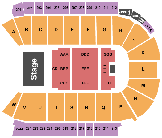 Blue Federal Credit Union Arena Seating Chart
