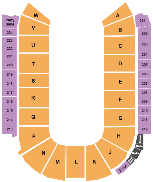 Blue Arena At The Ranch Events Complex Open Floor Seating Chart