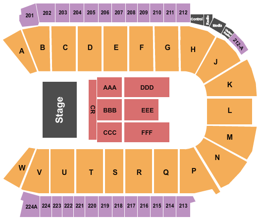 Blue Arena At The Ranch Events Complex REO Speedwagon Seating Chart