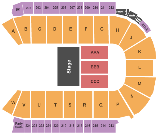Blue Arena At The Ranch Events Complex Rodney Carrington Seating Chart