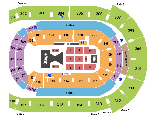Blue Arena At The Ranch Events Complex Tim McGraw Seating Chart