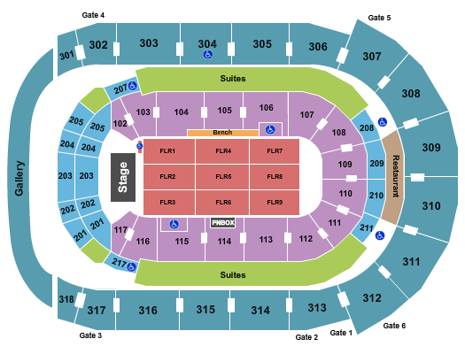 Budweiser Gardens Endstage 3 Seating Chart