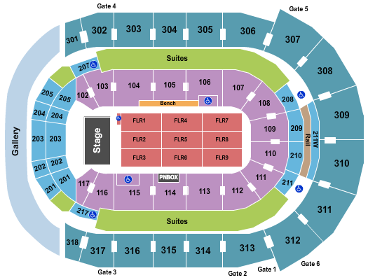 Budweiser Gardens Endstage 4 Seating Chart
