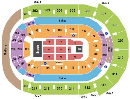 Budweiser Gardens Endstage 5 Seating Chart