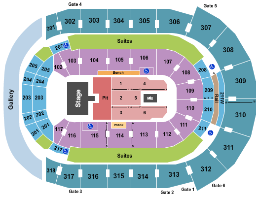Canada Life Place Endstage Pit 2 Seating Chart