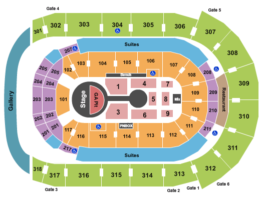 Budweiser Gardens Michael Buble Seating Chart