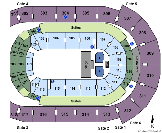 Budweiser Gardens Price is Right Seating Chart