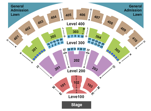 Budweiser Stage - Toronto Endstage 2 Seating Chart