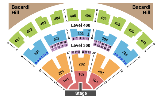 Budweiser Stage - Toronto Hootie Seating Chart