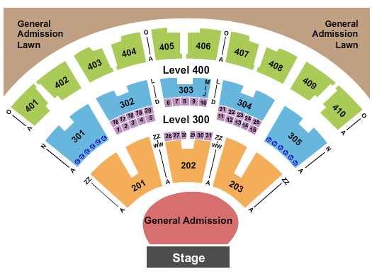 Budweiser Stage - Toronto seating chart event tickets center