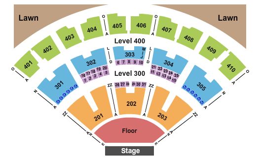 The Arkells Budweiser Stage - Toronto Seating Chart