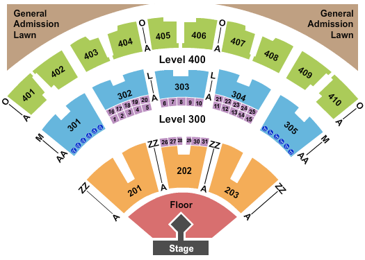 Budweiser Stage - Toronto Backstreet Boys Seating Chart