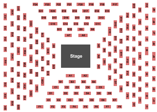 Buffalo Thunder Resort & Casino Center Stage Seating Chart