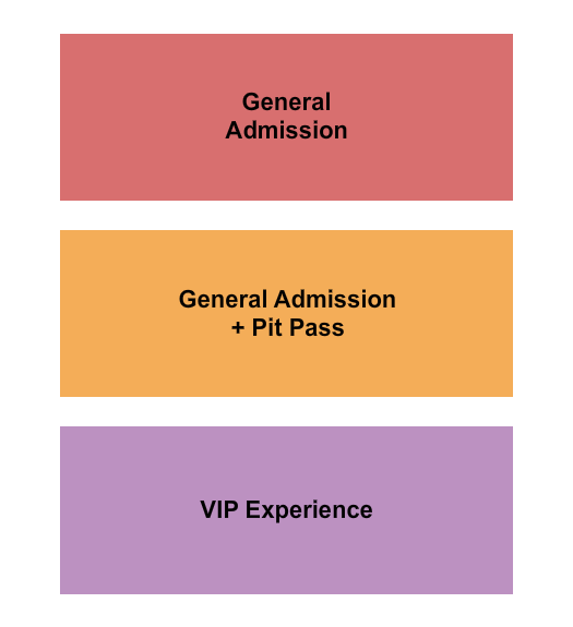 Bull Run Regional Park GA, GA Pit Pass, VIP Seating Chart