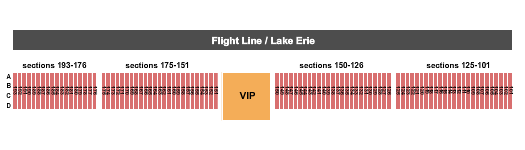 Burke Lakefront Airport Boxes Seating Chart