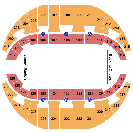Burton Memorial Coliseum Complex Rodeo Seating Chart