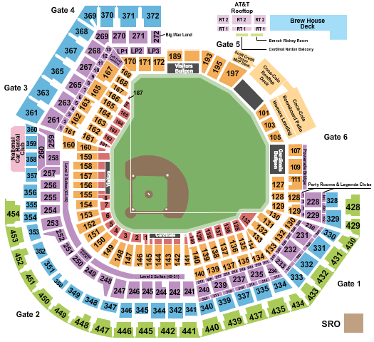 Reds Seating Chart