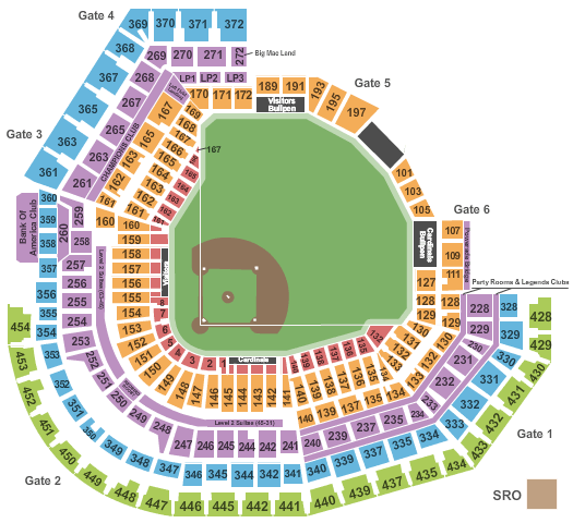 St Louis Blues Stadium Seating Chart