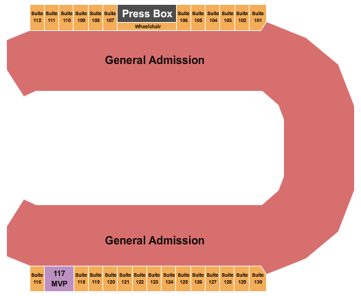 CAA Centre Varsity Spirit Seating Chart
