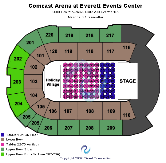 Angel of the Winds Arena Mannheim Steamroller Seating Chart