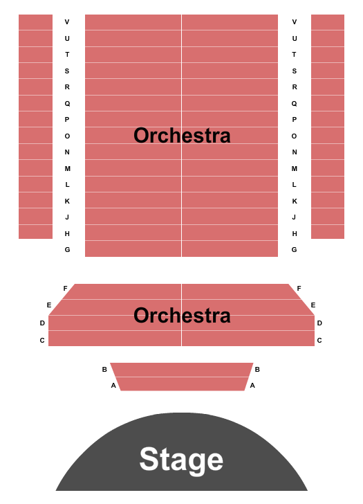CDP Center Seating Chart