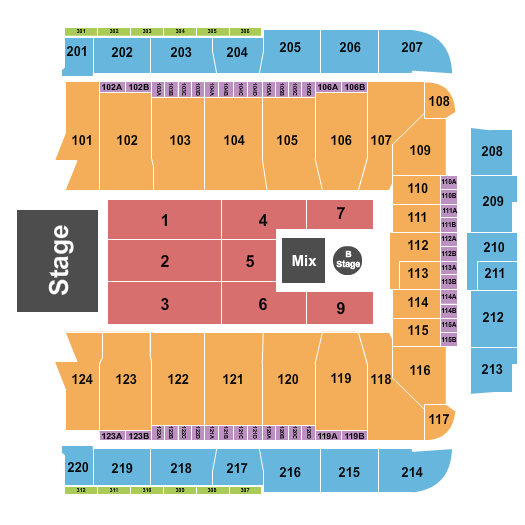 CFG Bank Arena Chris Brown Seating Chart