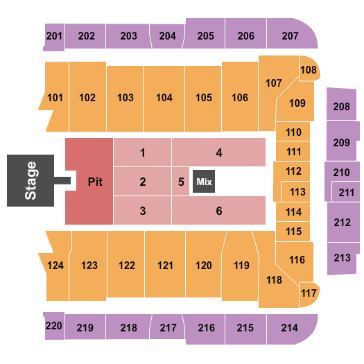 CFG Bank Arena Cody Johnson Seating Chart