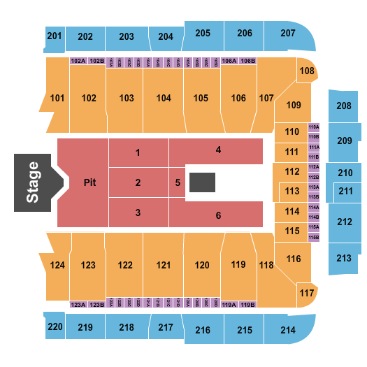 CFG Bank Arena Cody Johnson Seating Chart