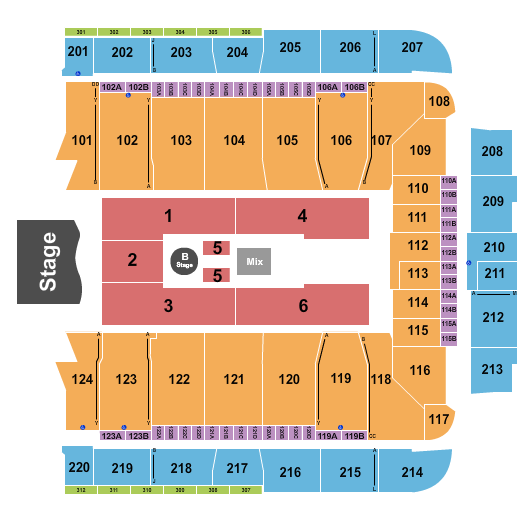 CFG Bank Arena Olivia Dean Seating Chart