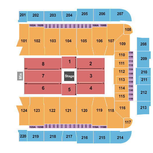 CFG Bank Arena Shane Gillis Seating Chart