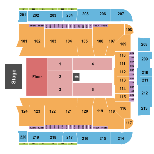 CFG Bank Arena Tyler Childers Seating Chart